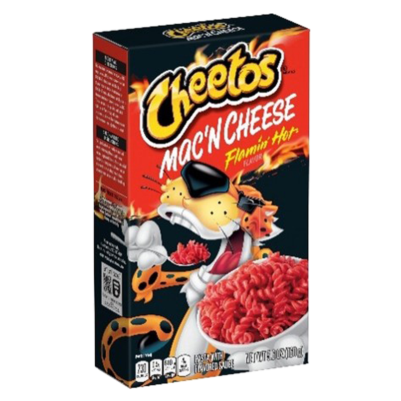 Cheetos Mac n Cheese Flamin Hot Box Spiral