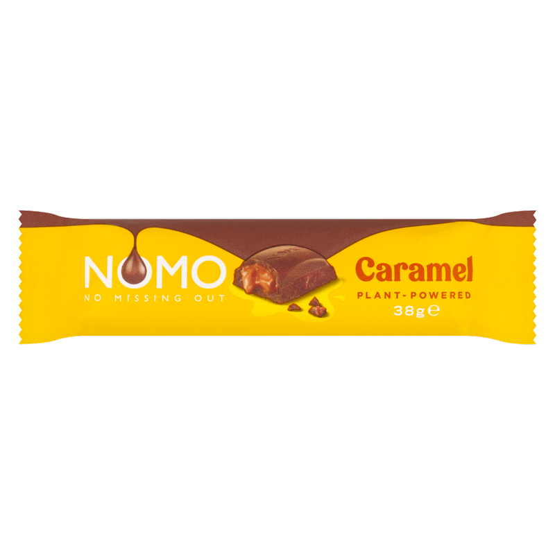 NOMO Vegan & Free From Caramel Choc Bar, 38g