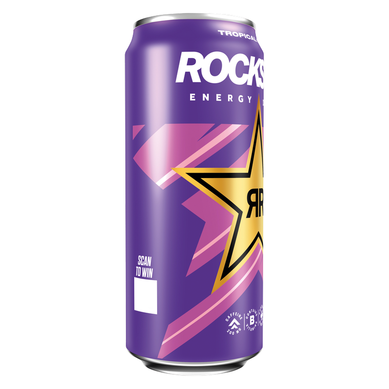 Rockstar Tropical Guava Energy Drink, 500ml