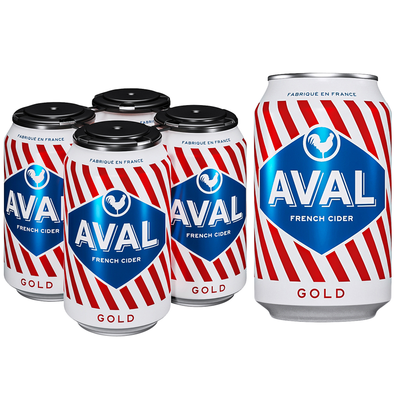 AVAL "Gold" Cider 4pk 11.2oz Can 6.0% ABV