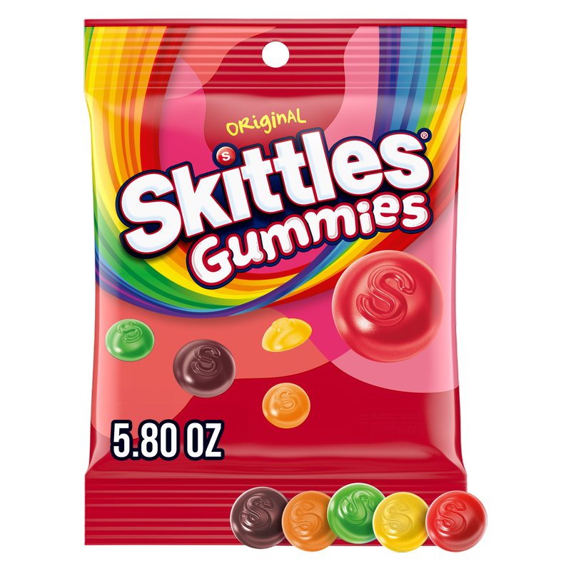 Skittles Gummies Assorted Fruit, 5.8oz