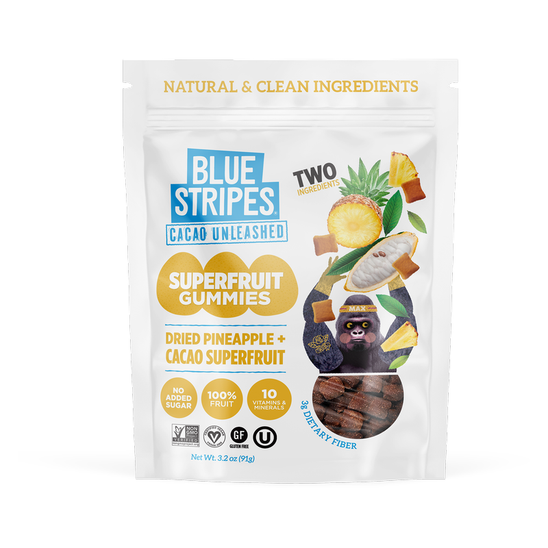 Blue Stripes Dried Cacao Fruit, 3 oz