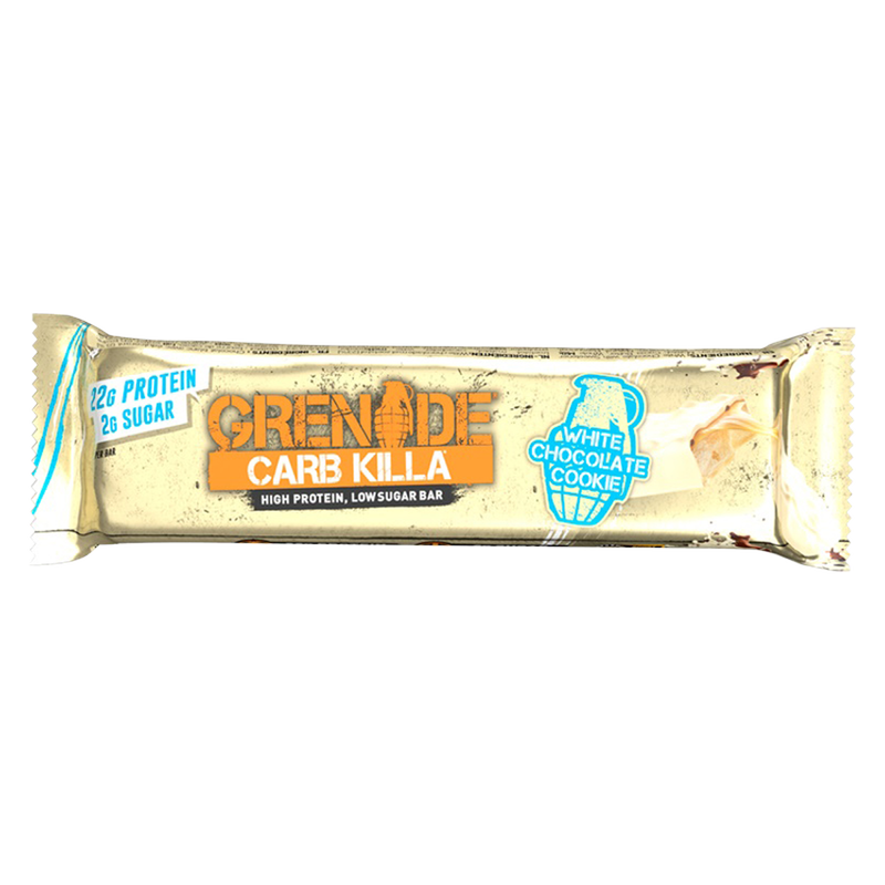 Grenade Carb Killa White Chocolate Cookie Protein Bar, 60g