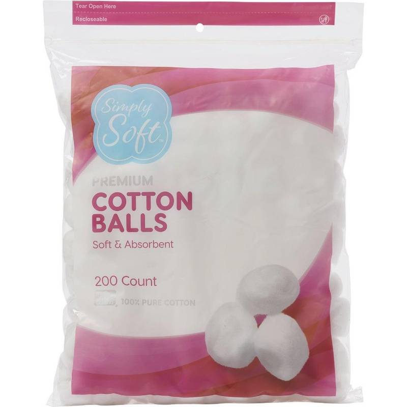 Simply Soft Premium Jumbo Cotton Balls 200 ct