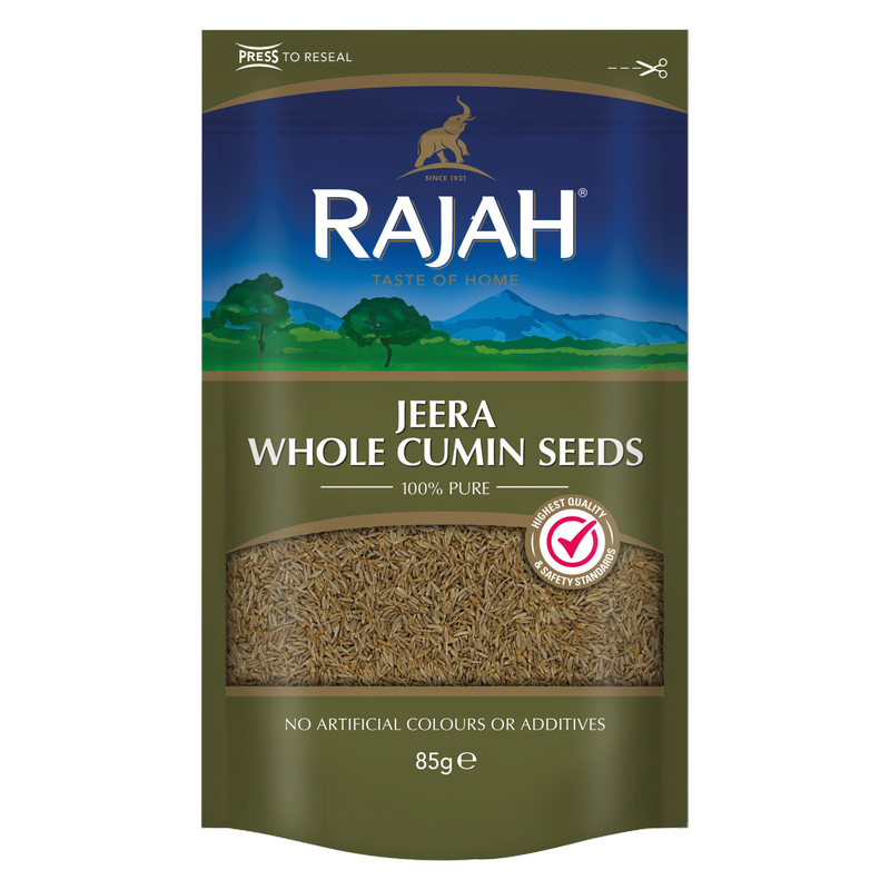 Rajah Jeera Whole Cumin Seeds, 85g
