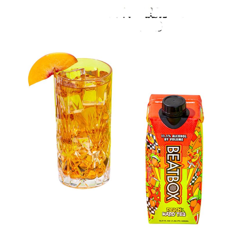 BeatBox Peach Hard Tea 500 ml Alc. 11.1% Vol. a base de vino