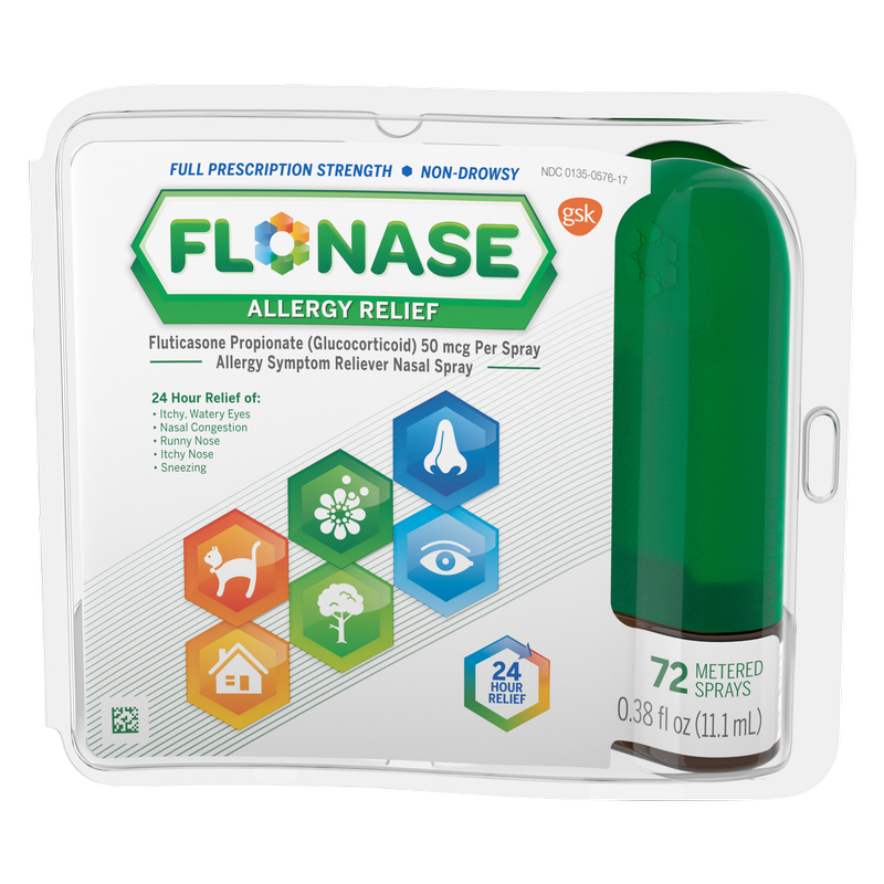 Flonase 24-Hour Non-Drowsy Allergy Relief Nasal Spray 72 Sprays