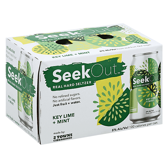 SeekOut Seltzer Key Lime & Mint 6pk 12oz Can