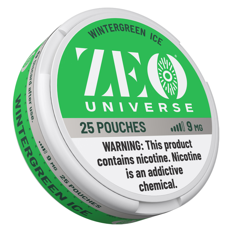 ZEO Wintergreen Nicotine Pouches 25ct 9mg