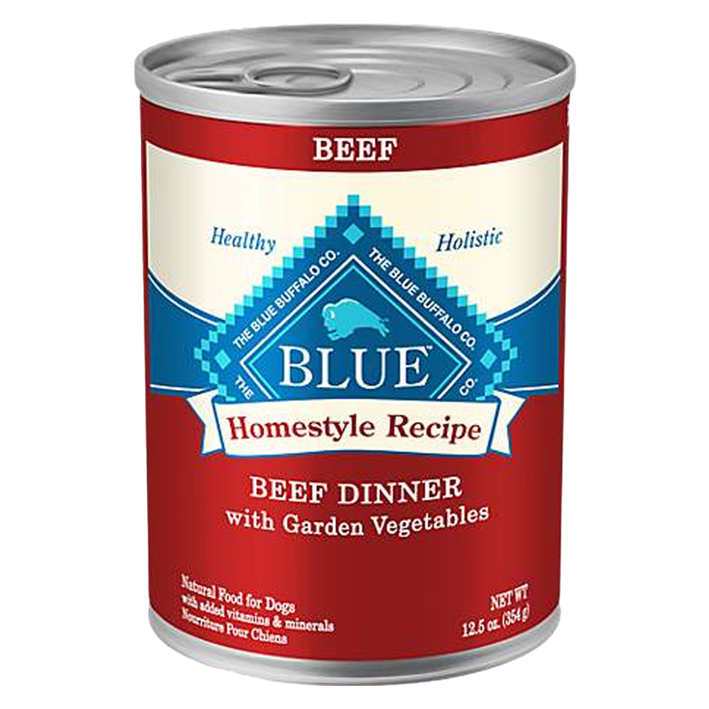 4 Ct Blue Buffalo Homestyle Recipe Beef Dog Food 12.5oz