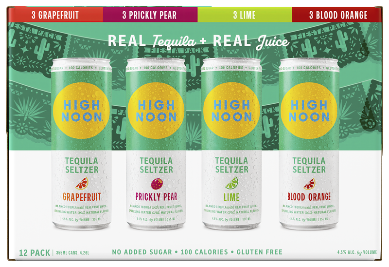 High Noon Fiesta Tequila Variety Pack 12pk 12oz  Cans