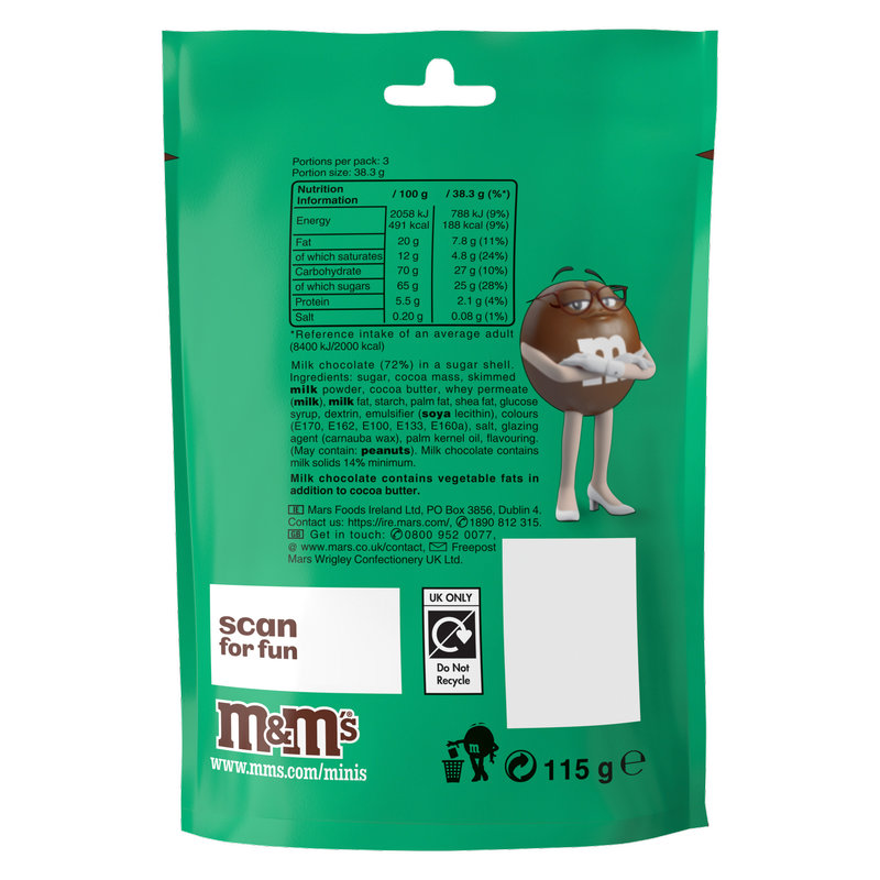 M&M's Choco Minis, 115g