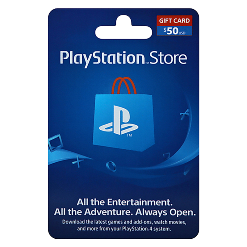 Sony Playstation $50 Gift Card