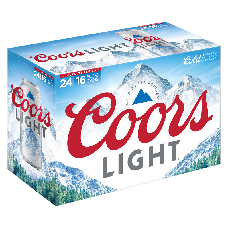 Coors Light 24pk 16oz Can 4.2% ABV