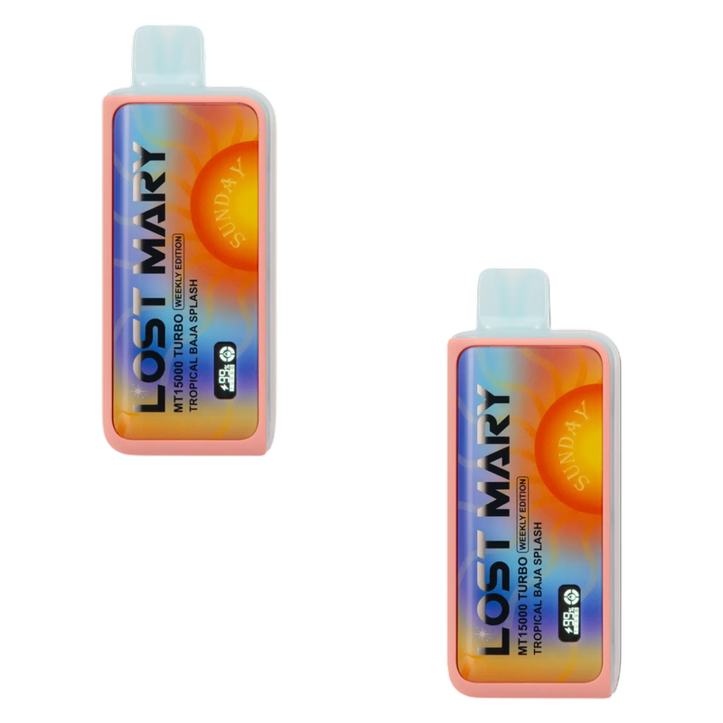 2 Lost Mary Tropical Baja Splash MT15000 Turbo Disposable Vape 15,000 Puffs