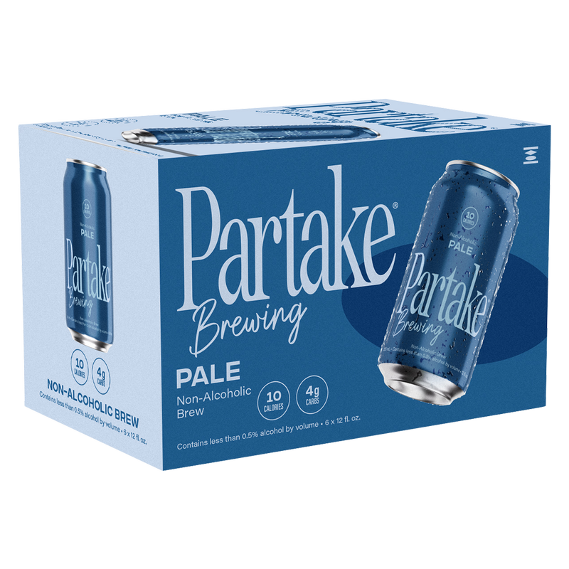 Partake Brewing Pale Ale Non-Alcoholic 6pk 12oz Can 0.5% ABV