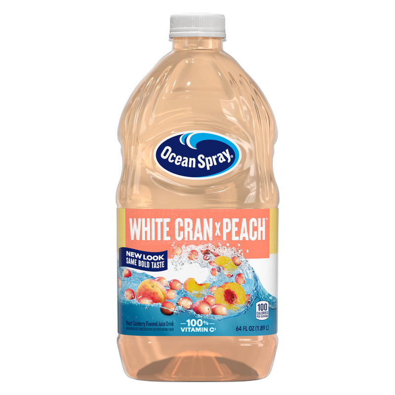 Ocean Spray White Cran-Peach Juice 64oz Btl