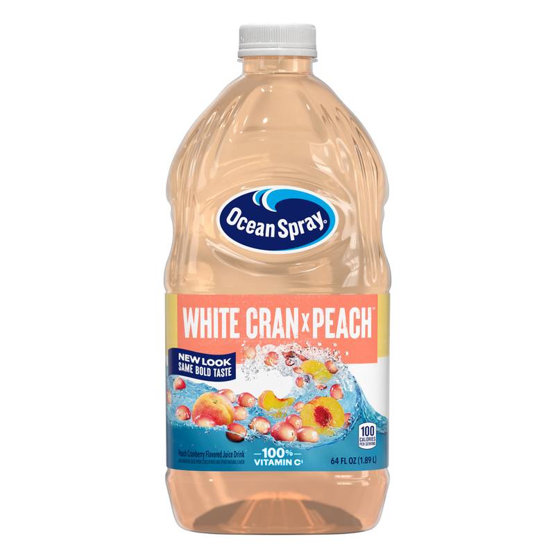Ocean Spray White Cran-Peach Juice 64oz Btl