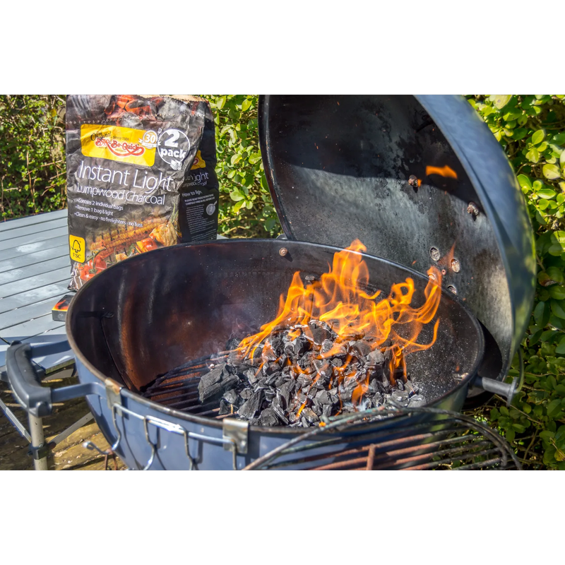 Bar-Be-Quick Instant Light Lumpwood Charcoal, 3pcs