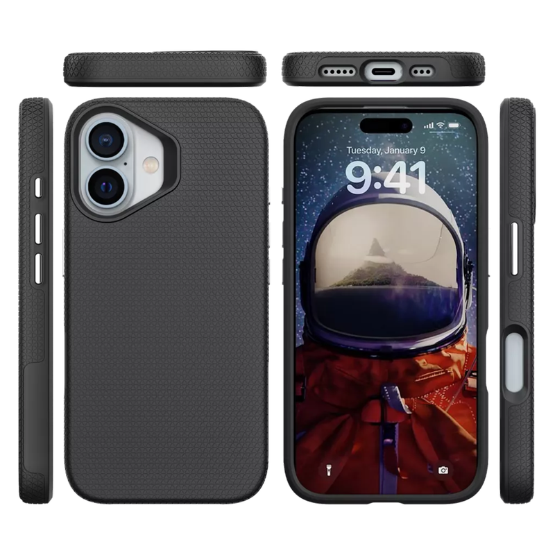Xquisite ProGrip Case iPhone 16 - Black, 1pcs