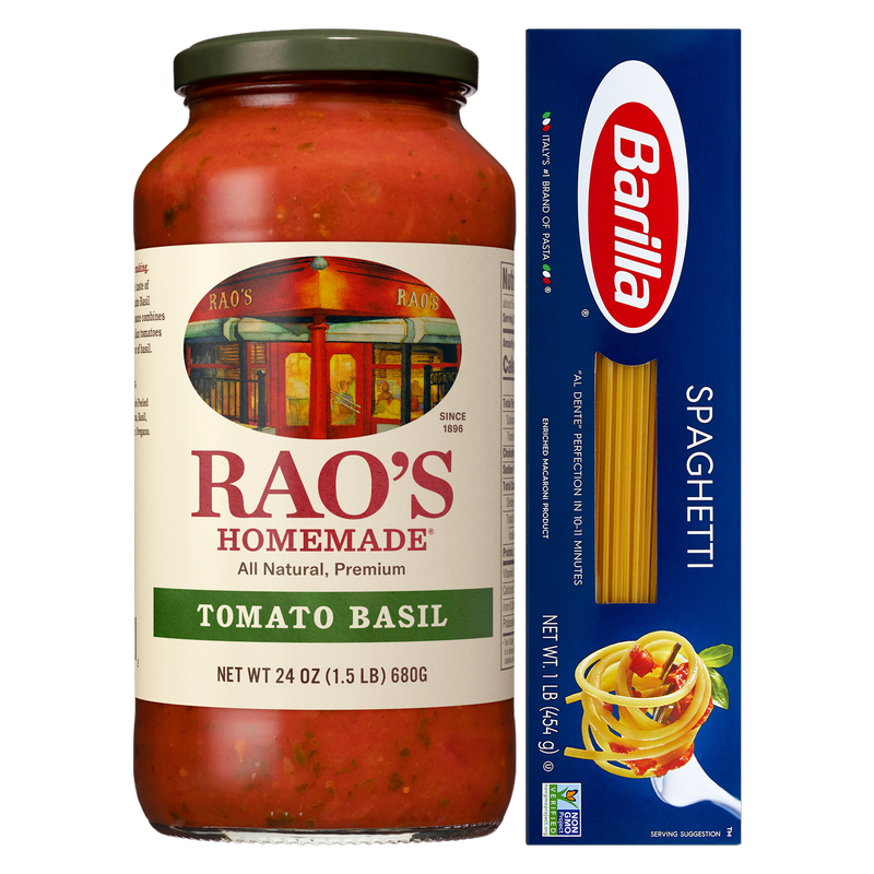 Barilla Spaghetti & Tomato Basil Sauce Bundle