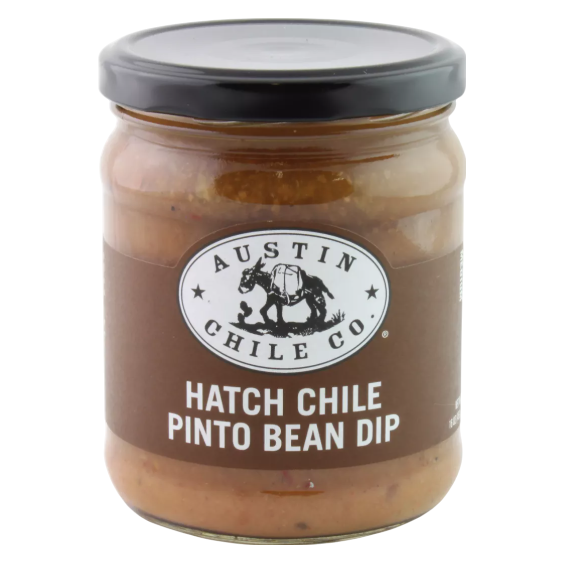 Austin Chile Co Hatch Chile Pinto Bean Dip, 16oz. 