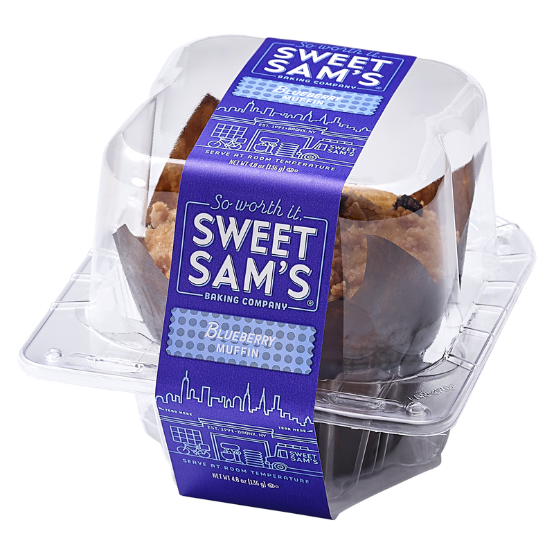 Sweet Sam's Blueberry Muffin - 4.8oz