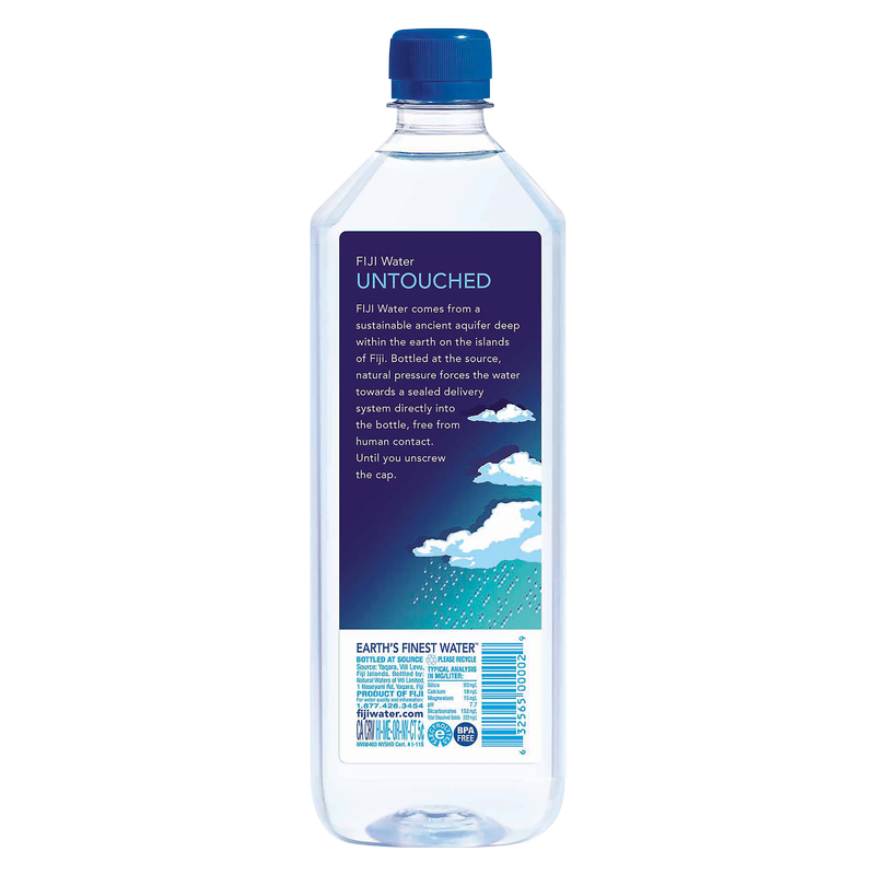 FIJI Natural Artesian Bottled Water 1 Liter / 33.8 Fl Ounce (Single Bottle)