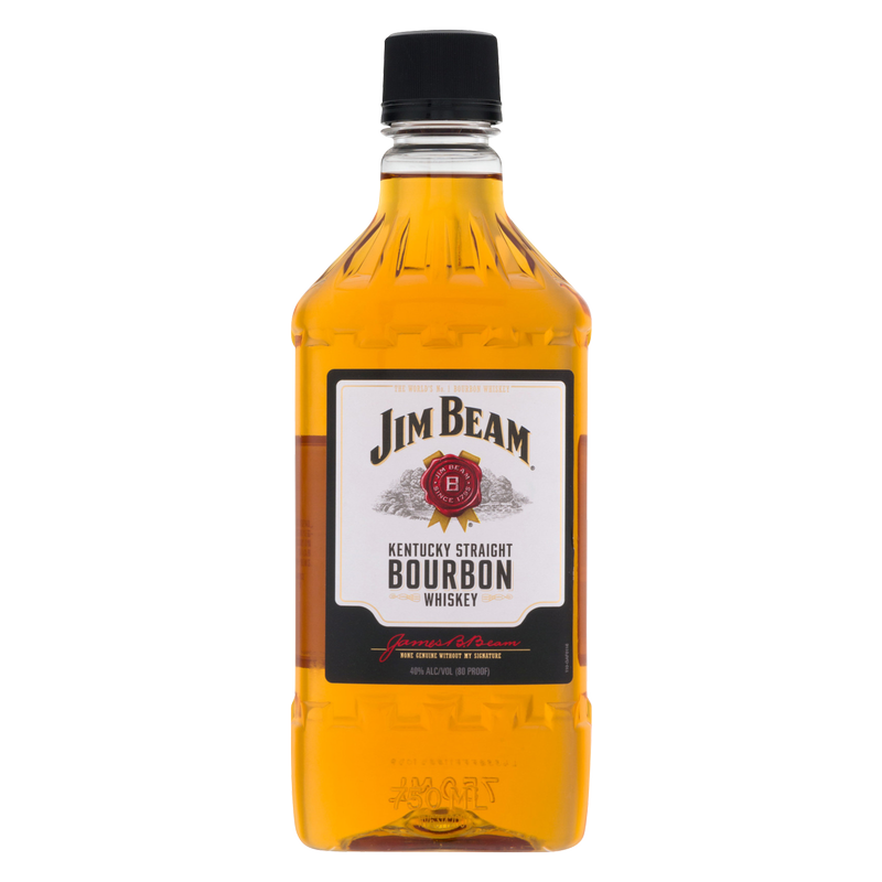 Jim Beam Bourbon Whiskey Plastic 750ml (80 Proof)