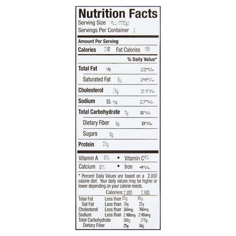 Garlic Herb Seasoned Boneless Pork Chops - 12oz