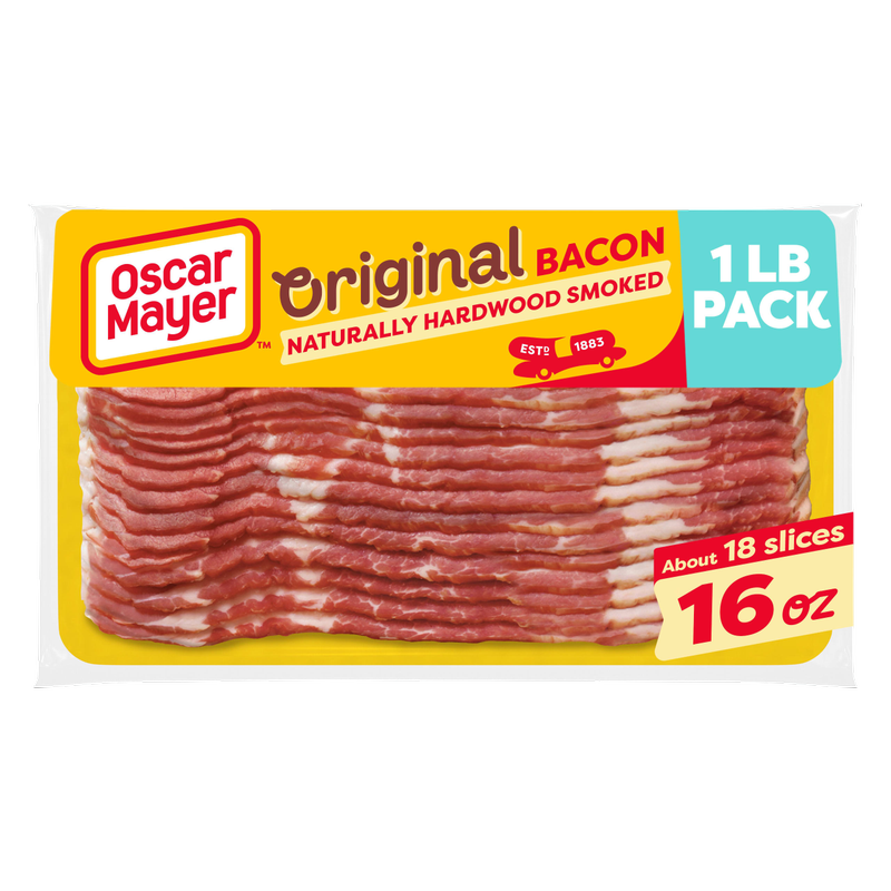 Oscar Mayer Naturally Hardwood Smoked Bacon - 16oz