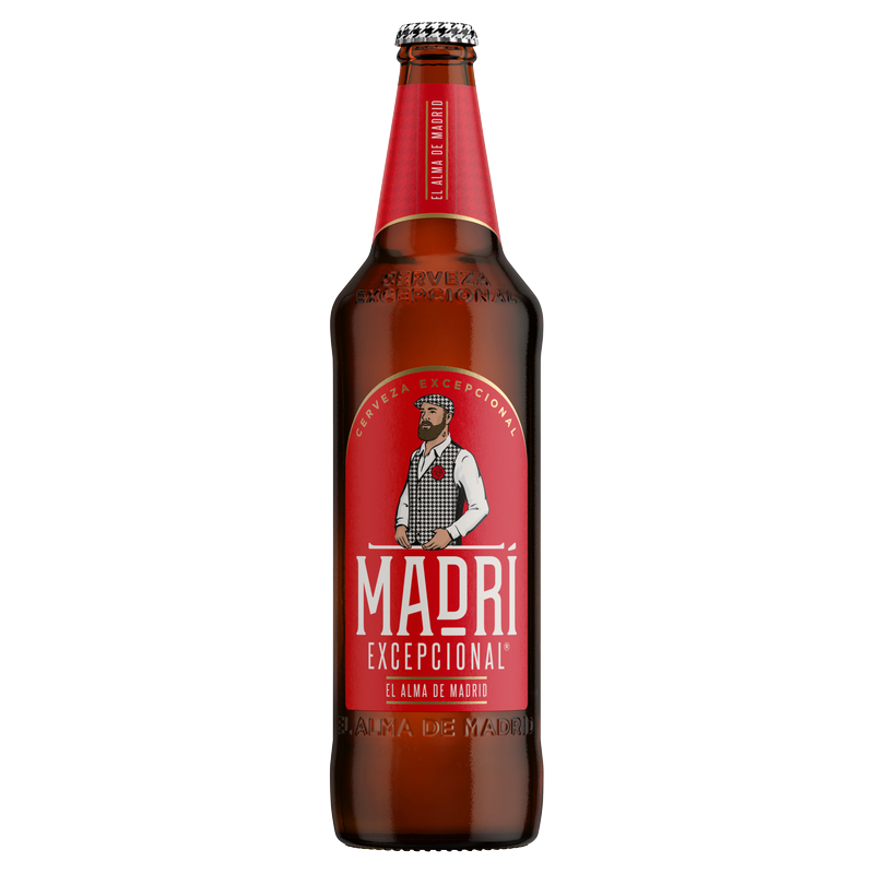 Madri Excepcional Lager Beer, 660ml