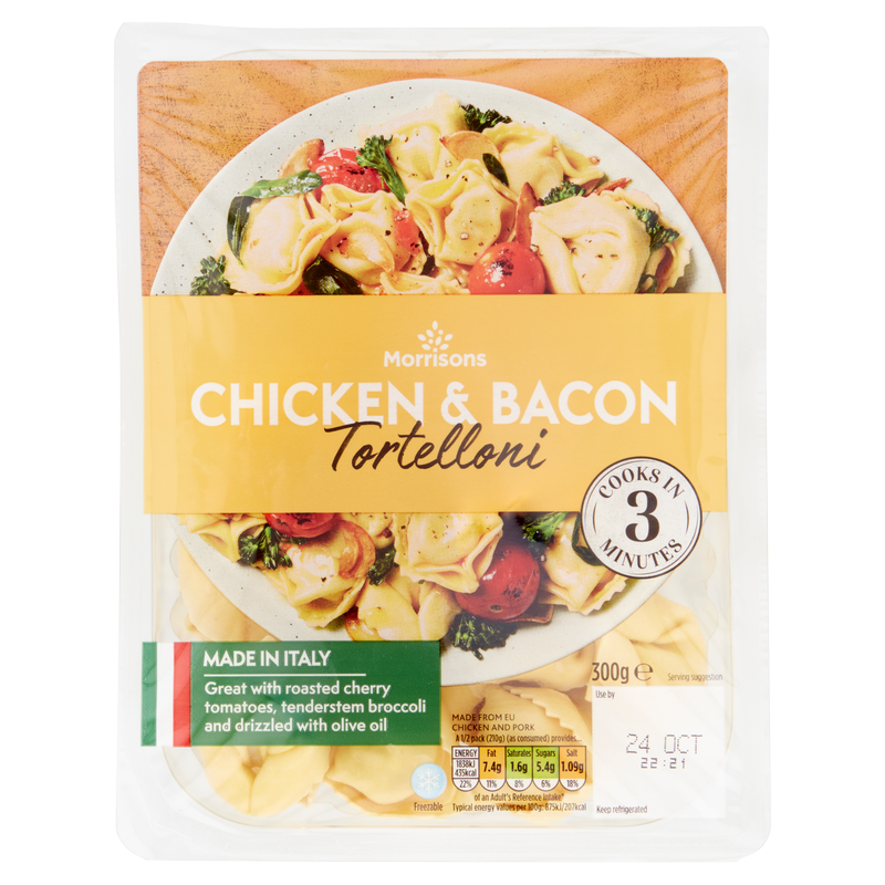 Morrisons Chicken & Bacon Tortelloni, 300g