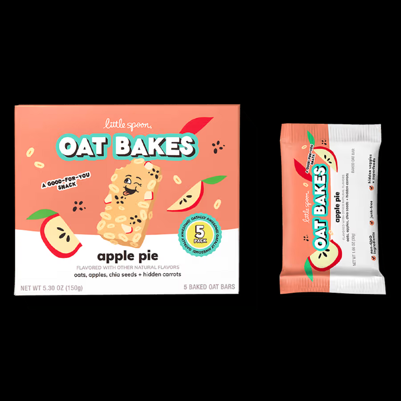 Little Spoon Apple Pie Oat Bake Bars 5ct