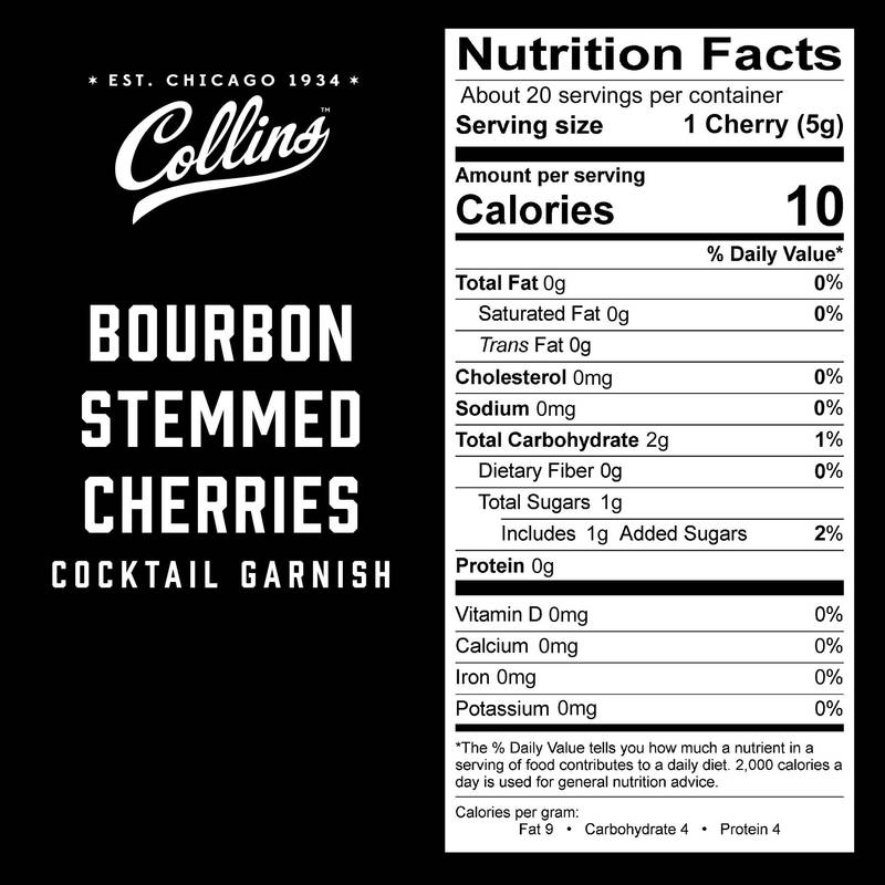 Collins Bourbon Cherries