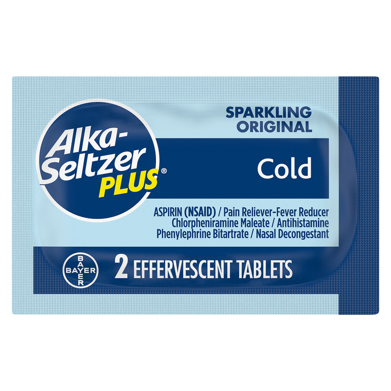 Alka Seltzer Plus Cold Tablets 36ct