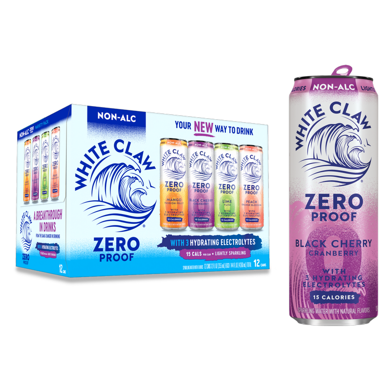 White Claw 0% Variety 12pk 12oz Can