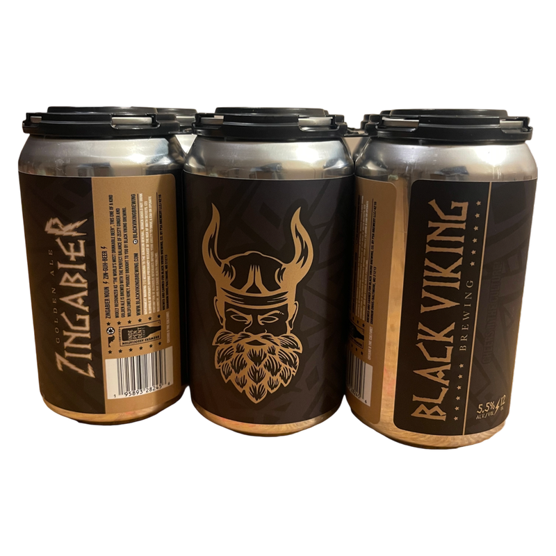 Black Viking Brewing Zingabier 6pk 12oz Can 5.5% ABV