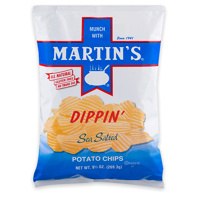 Martin's Dippin' Sea Salted Chips 9.5oz