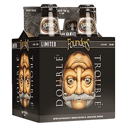 Founders Brewing Double Trouble Imperial IPA 4pk 12oz Btl