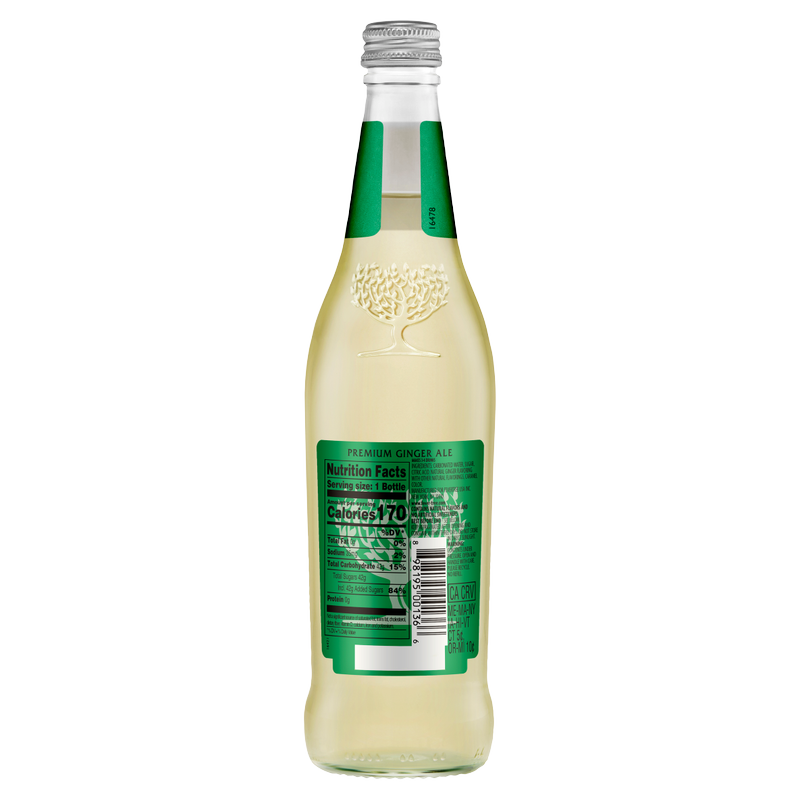 Fever-Tree Ginger Ale Bottle 16.9oz Glass Bottle