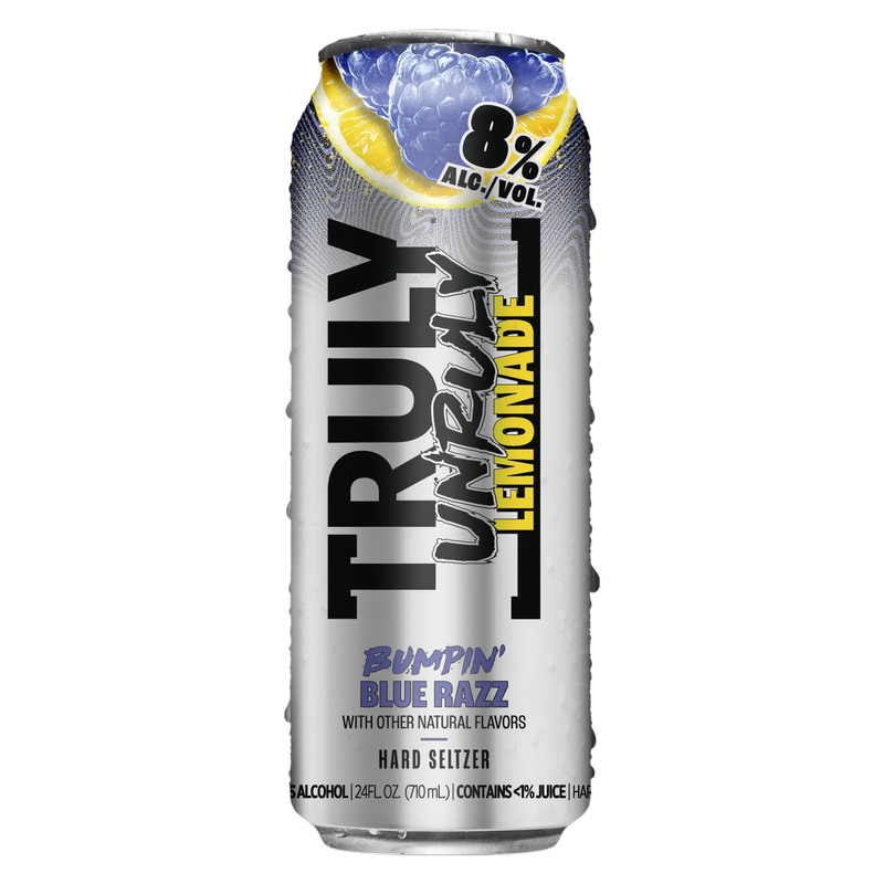 Truly Unruly Bumpin' Blue Razz Lemonade 24oz Can
