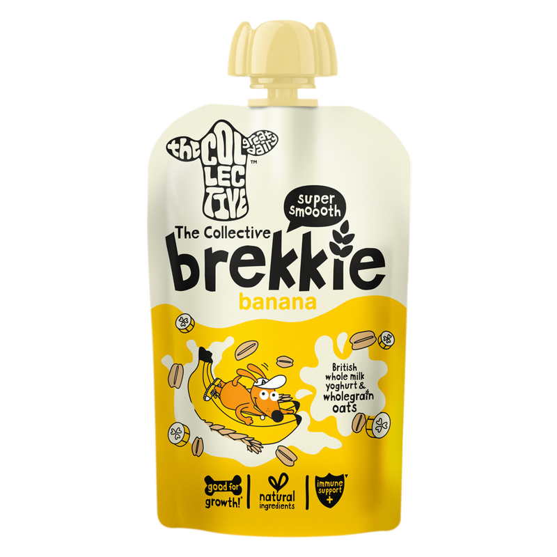 The Collective Brekkie Banana & Oat Yoghurt Pouch, 110g