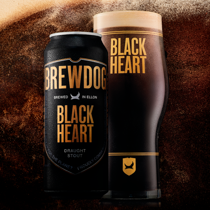 BrewDog Black Heart Stout, 4 x 440ml