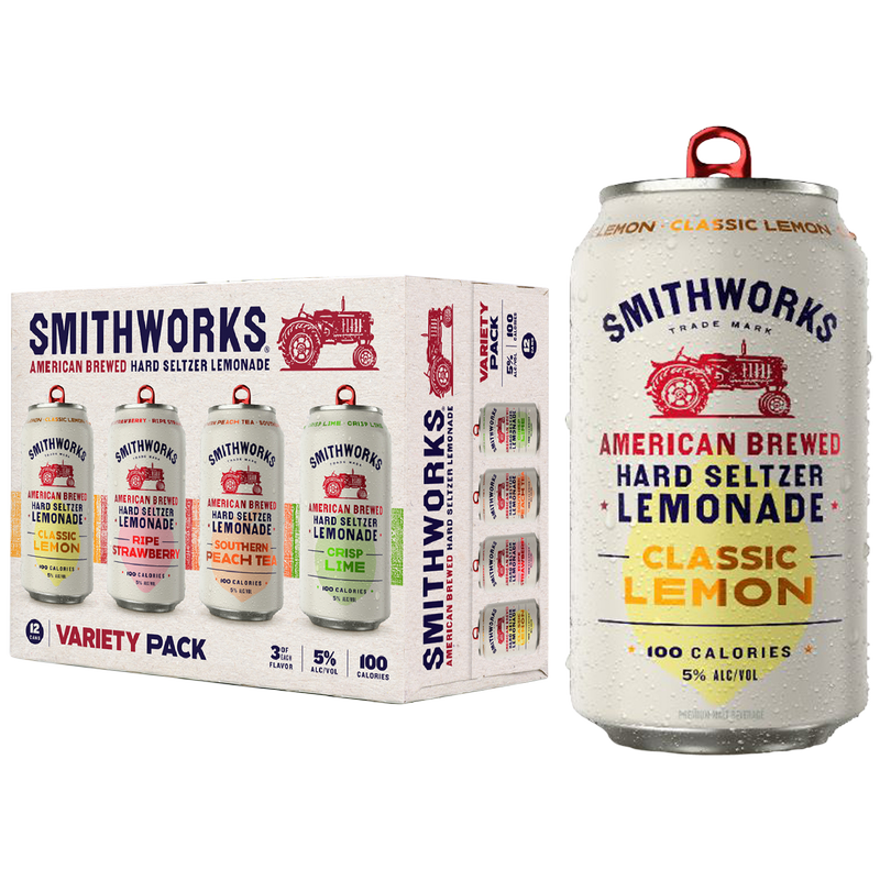 Smithworks Lemonade Seltzer Variety 12pk 12oz Can