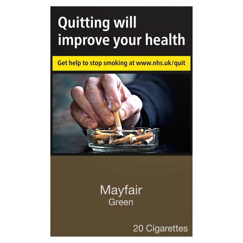 Mayfair Green Cigarettes, 20pcs