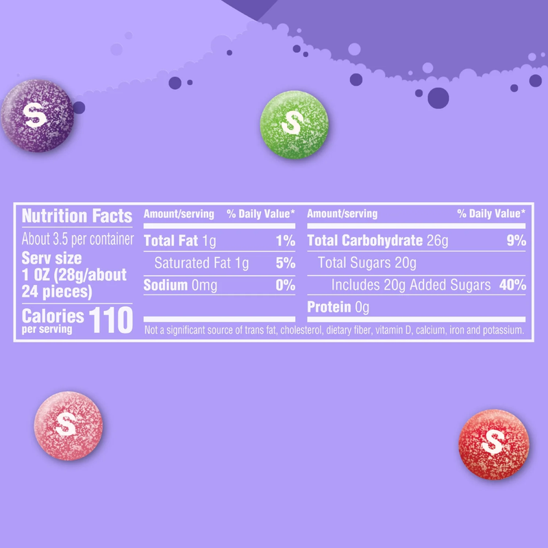 Skittles Sours  Wild Berry Sharesize, 3.3oz