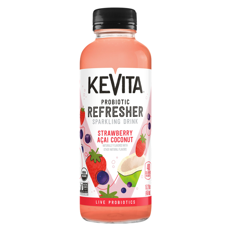Kevita Strawberry Acai Probiotic Drink 15.2oz