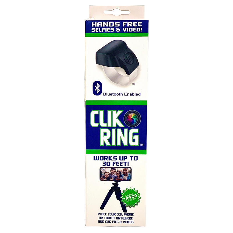 CLIK Ring Bluetooth Photo & Video Remote Control & Tripod