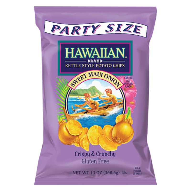 Hawaiian Sweet Maui Onion Kettle Style Potato Chips 13oz